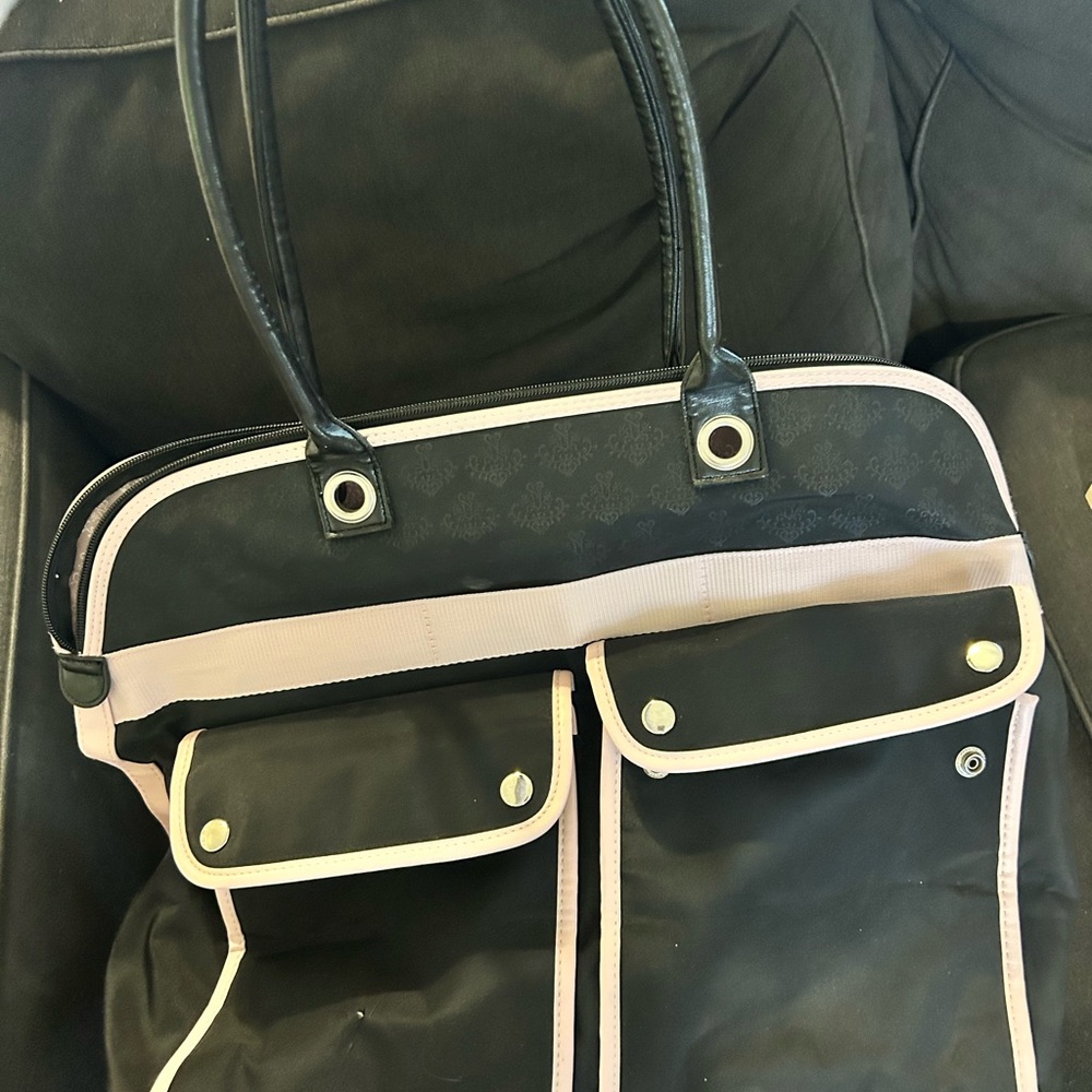 Stylish Black and Pink Women's Bag